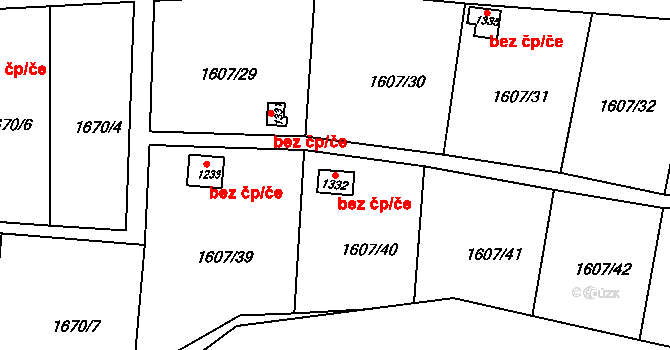 Česká Kamenice 88862453 na parcele st. 1332 v KÚ Česká Kamenice, Katastrální mapa
