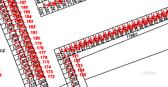 Štětí 115 na parcele st. 1272 v KÚ Štětí I, Katastrální mapa