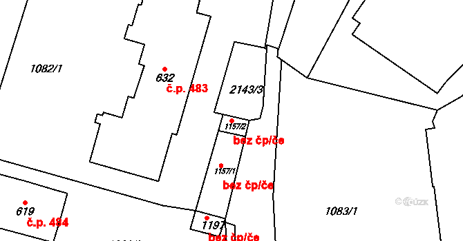 Králíky 50185454 na parcele st. 1157/2 v KÚ Králíky, Katastrální mapa