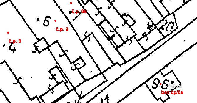 Klucké Chvalovice 66, Zbýšov na parcele st. 7 v KÚ Klucké Chvalovice, Katastrální mapa