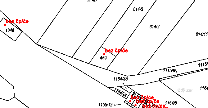 Náměšť nad Oslavou 44113455 na parcele st. 469 v KÚ Náměšť nad Oslavou, Katastrální mapa