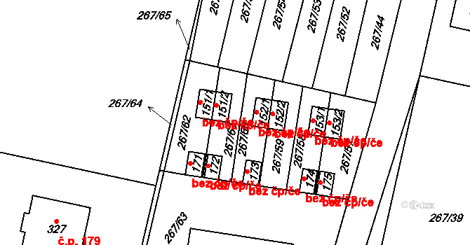 Cerekvice nad Bystřicí 38006456 na parcele st. 151/2 v KÚ Cerekvice nad Bystřicí, Katastrální mapa