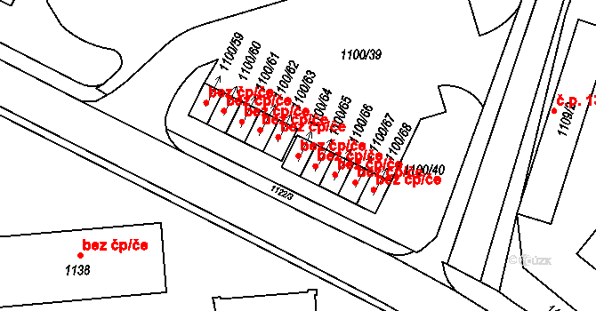 Frýdlant nad Ostravicí 46459456 na parcele st. 1100/64 v KÚ Frýdlant nad Ostravicí, Katastrální mapa
