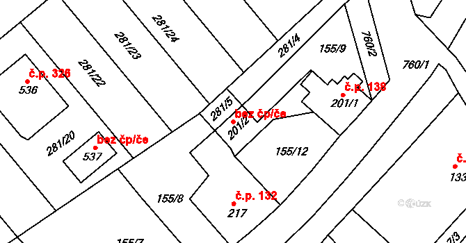 Česká Skalice 50231456 na parcele st. 201/2 v KÚ Malá Skalice, Katastrální mapa