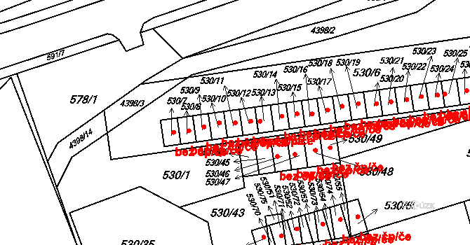 Frýdlant nad Ostravicí 40311457 na parcele st. 530/11 v KÚ Frýdlant nad Ostravicí, Katastrální mapa