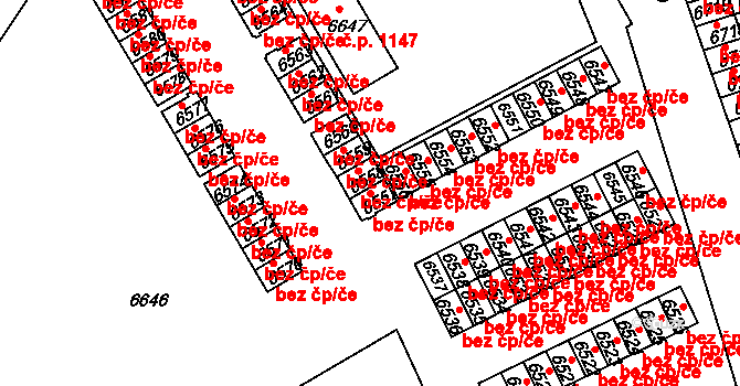 Žďár nad Sázavou 42840457 na parcele st. 6557 v KÚ Město Žďár, Katastrální mapa