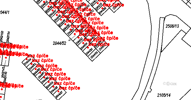 Jeseník 44315457 na parcele st. 2044/56 v KÚ Jeseník, Katastrální mapa