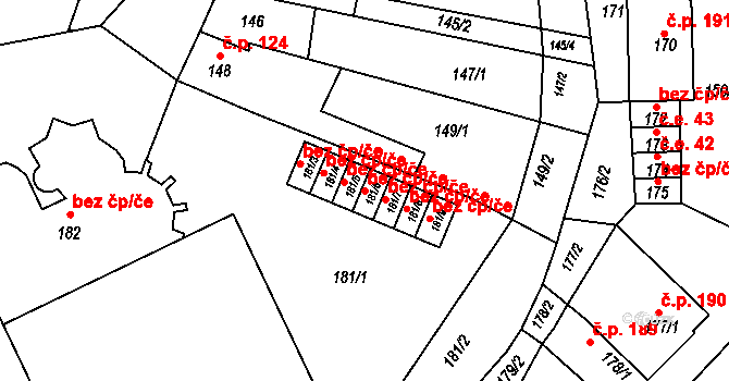 Moravský Krumlov 49193457 na parcele st. 181/6 v KÚ Moravský Krumlov, Katastrální mapa