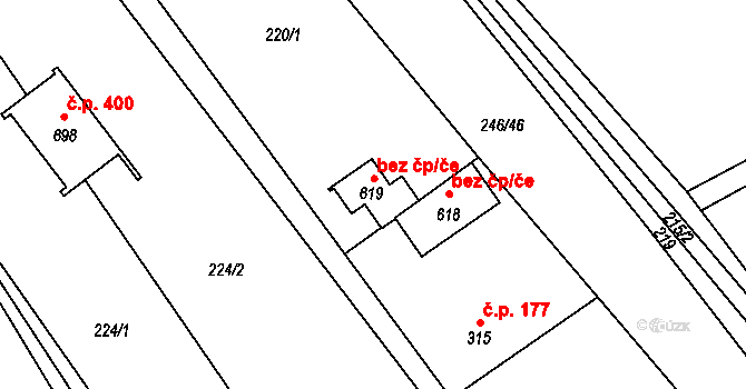 Milíkov 42017459 na parcele st. 619 v KÚ Milíkov u Jablunkova, Katastrální mapa