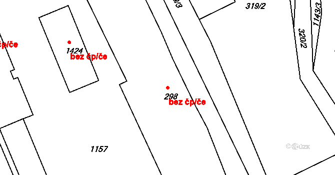 Votice 45474460 na parcele st. 298 v KÚ Votice, Katastrální mapa