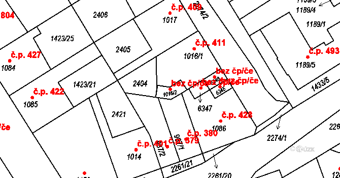 Beroun 45905461 na parcele st. 1016/2 v KÚ Beroun, Katastrální mapa