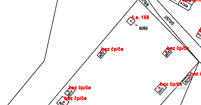 Pardubice 46738461 na parcele st. 9072 v KÚ Pardubice, Katastrální mapa