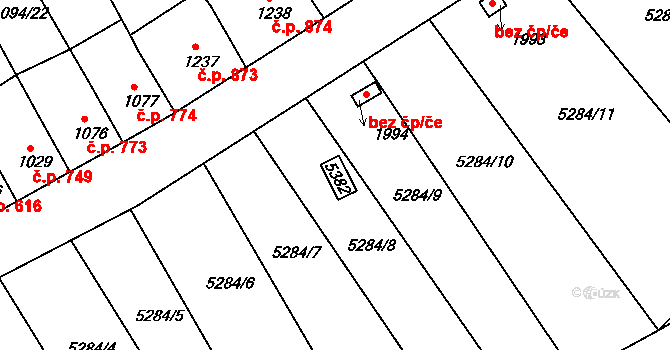 Jáchymov 45812462 na parcele st. 1995 v KÚ Jáchymov, Katastrální mapa