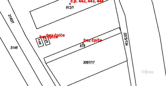 Březolupy 100216463 na parcele st. 878 v KÚ Březolupy, Katastrální mapa
