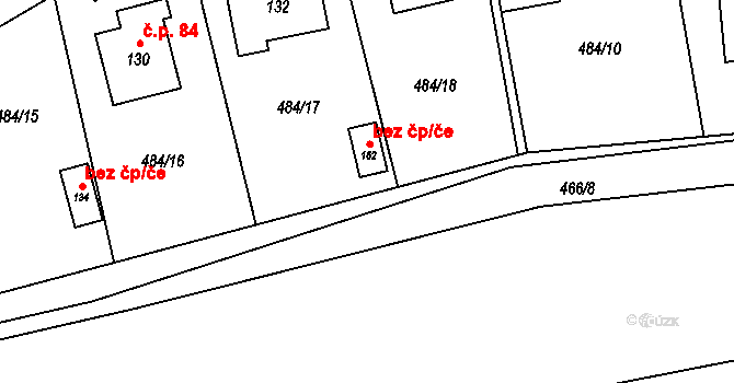 Křečovice 45363463 na parcele st. 162 v KÚ Křečovice u Neveklova, Katastrální mapa