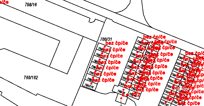 Boskovice 42791464 na parcele st. 788/213 v KÚ Boskovice, Katastrální mapa