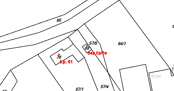 Synalov 47880465 na parcele st. 68 v KÚ Synalov, Katastrální mapa