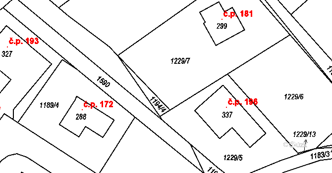 Objekt 147524466, Katastrální mapa