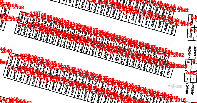 Havířov 47952466 na parcele st. 484/134 v KÚ Bludovice, Katastrální mapa