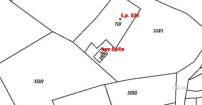 Rožmitál pod Třemšínem 38651467 na parcele st. 1409 v KÚ Rožmitál pod Třemšínem, Katastrální mapa