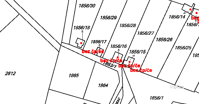 Zbýšov 39837467 na parcele st. 1856/17 v KÚ Zbýšov u Oslavan, Katastrální mapa