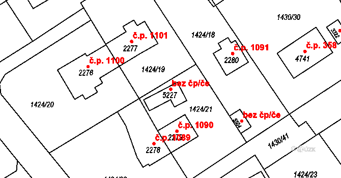 Beroun 50117467 na parcele st. 5227 v KÚ Beroun, Katastrální mapa