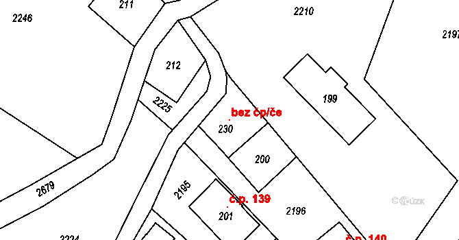 Králíky 97811467 na parcele st. 230 v KÚ Horní Lipka, Katastrální mapa