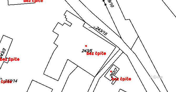 Lyžbice 123, Třinec, Katastrální mapa
