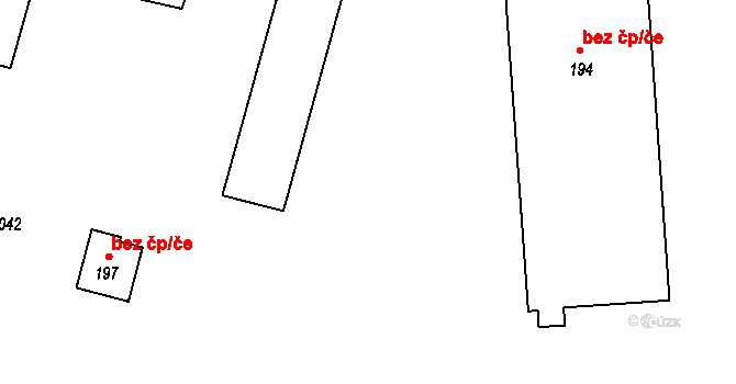 Chlístovice 42775469 na parcele st. 2042 v KÚ Chlístovice, Katastrální mapa