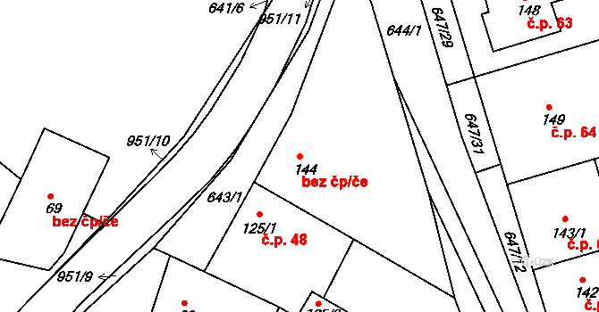 Milovice 66, Soběsuky, Katastrální mapa