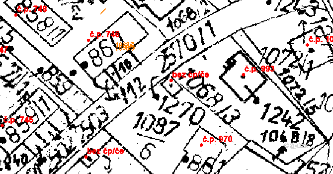 Kamenický Šenov 48083470 na parcele st. 1270 v KÚ Kamenický Šenov, Katastrální mapa