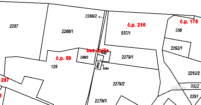 Písek 101420471 na parcele st. 1209 v KÚ Písek u Jablunkova, Katastrální mapa