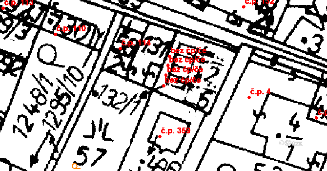 Bernartice 30004471 na parcele st. 132/5 v KÚ Bernartice u Milevska, Katastrální mapa