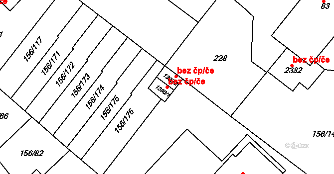 Kralupy nad Vltavou 39471471 na parcele st. 1390/1 v KÚ Lobeček, Katastrální mapa