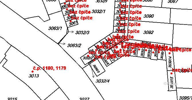 Česká Lípa 42797471 na parcele st. 3050 v KÚ Česká Lípa, Katastrální mapa