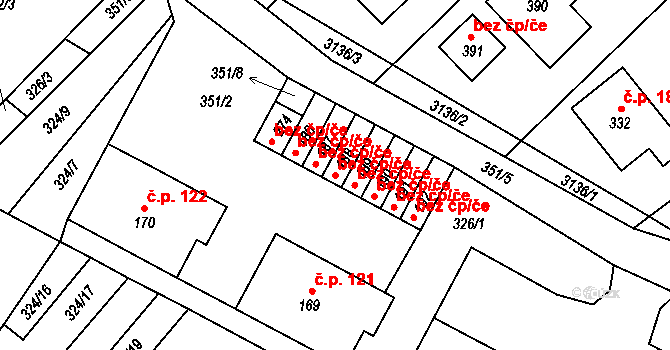 Rychnov nad Kněžnou 44261471 na parcele st. 188 v KÚ Dlouhá Ves u Rychnova nad Kněžnou, Katastrální mapa