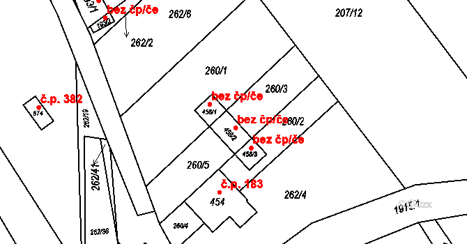 Milíkov 46321471 na parcele st. 458/2 v KÚ Milíkov u Jablunkova, Katastrální mapa