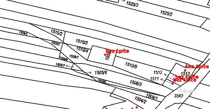 Havřice 27, Uherský Brod, Katastrální mapa