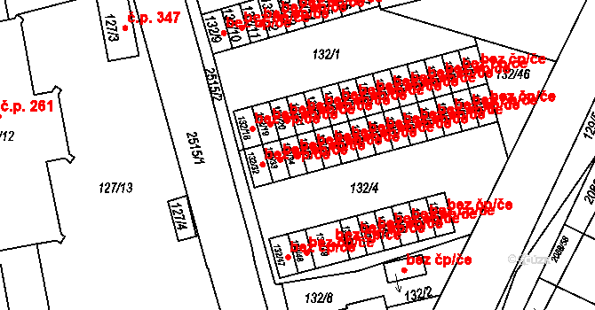 Třeboň 47547472 na parcele st. 132/34 v KÚ Třeboň, Katastrální mapa