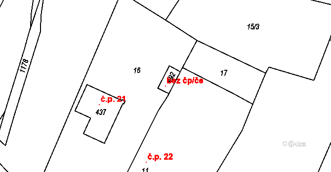 Nepolisy 103618473 na parcele st. 492 v KÚ Nepolisy, Katastrální mapa