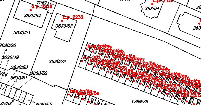 Tachov 38304473 na parcele st. 1973 v KÚ Tachov, Katastrální mapa