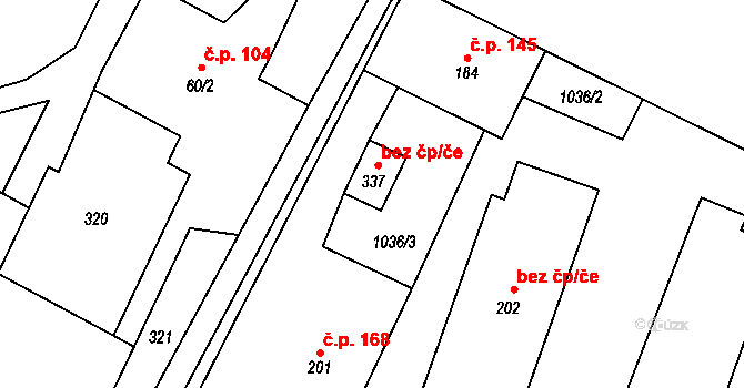 Bohdíkov 44891474 na parcele st. 337 v KÚ Dolní Bohdíkov, Katastrální mapa