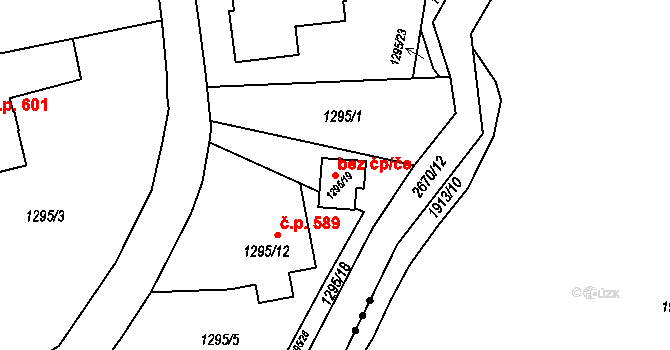 Havířov 48339474 na parcele st. 1295/19 v KÚ Prostřední Suchá, Katastrální mapa