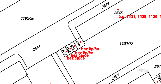 Beroun 50103474 na parcele st. 4214 v KÚ Beroun, Katastrální mapa