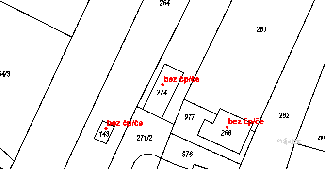 Lukoveček 79047475 na parcele st. 274 v KÚ Lukoveček, Katastrální mapa