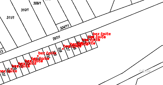 Březová 39643476 na parcele st. 325 v KÚ Březová, Katastrální mapa