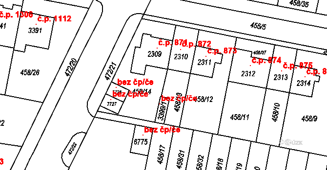 Objekt 44132476, Katastrální mapa