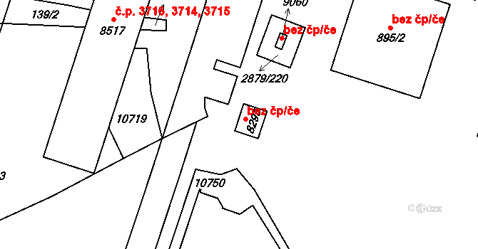 Hodonín 44792476 na parcele st. 8295 v KÚ Hodonín, Katastrální mapa