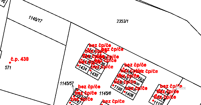 Rožmitál pod Třemšínem 48773476 na parcele st. 1435 v KÚ Rožmitál pod Třemšínem, Katastrální mapa