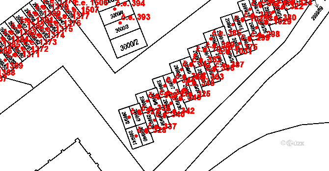 Český Těšín 344 na parcele st. 2999/6 v KÚ Český Těšín, Katastrální mapa